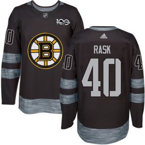 Boston Bruins Pelipaita #40 Tuukka Rask Authentic Musta 1917-2017 100th Anniversary